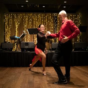 Fuad Elhage and Stephanie Lynn performing at Milonga Tropical Fall 2021